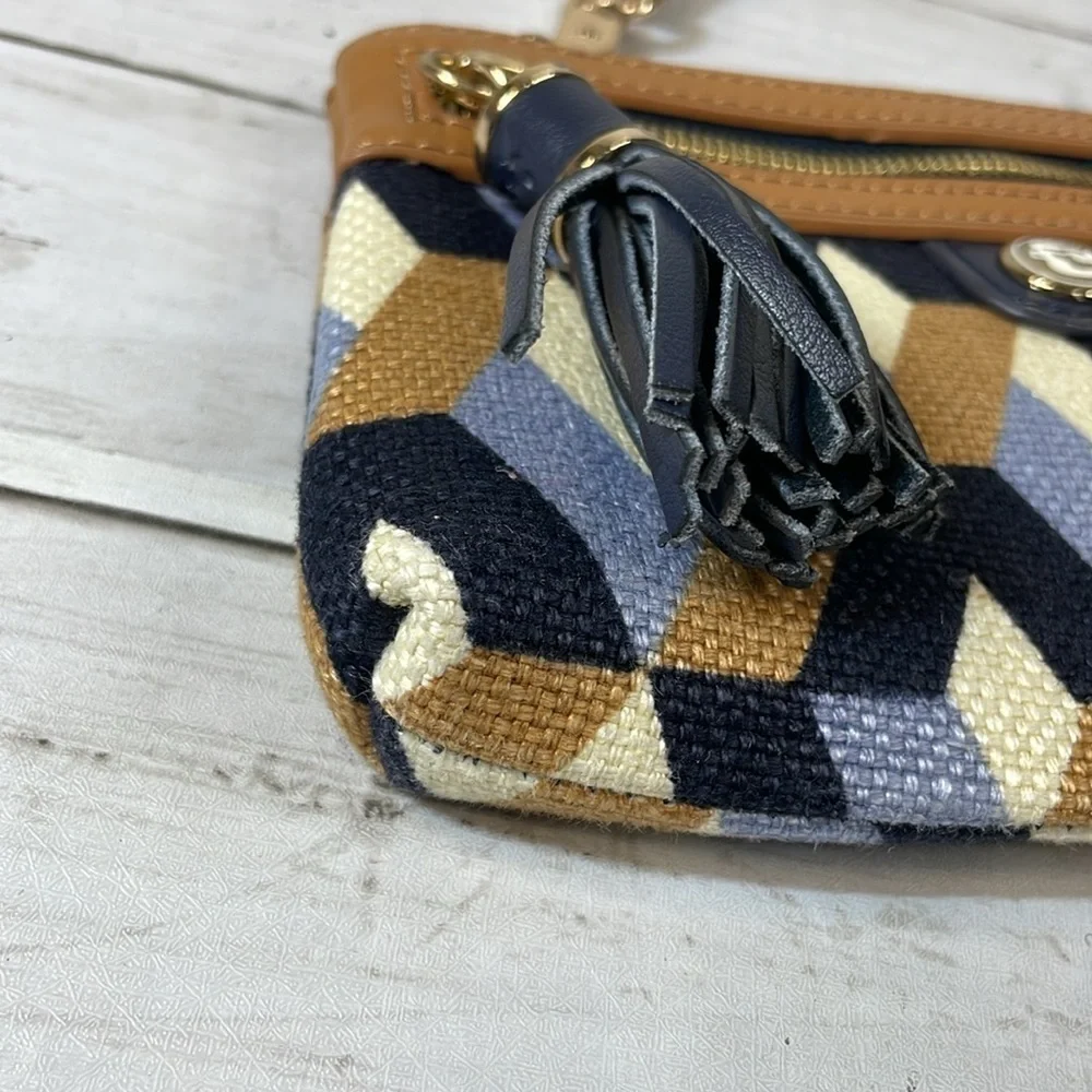 Spartina 449 Bateau Bleu Tassel Wristlet